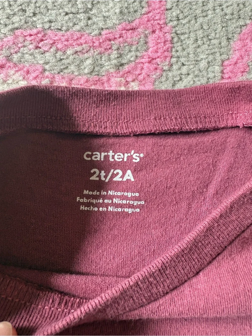 Carters Sweet and Sour Long Sleeve Shirt Toddler Girls 2T
